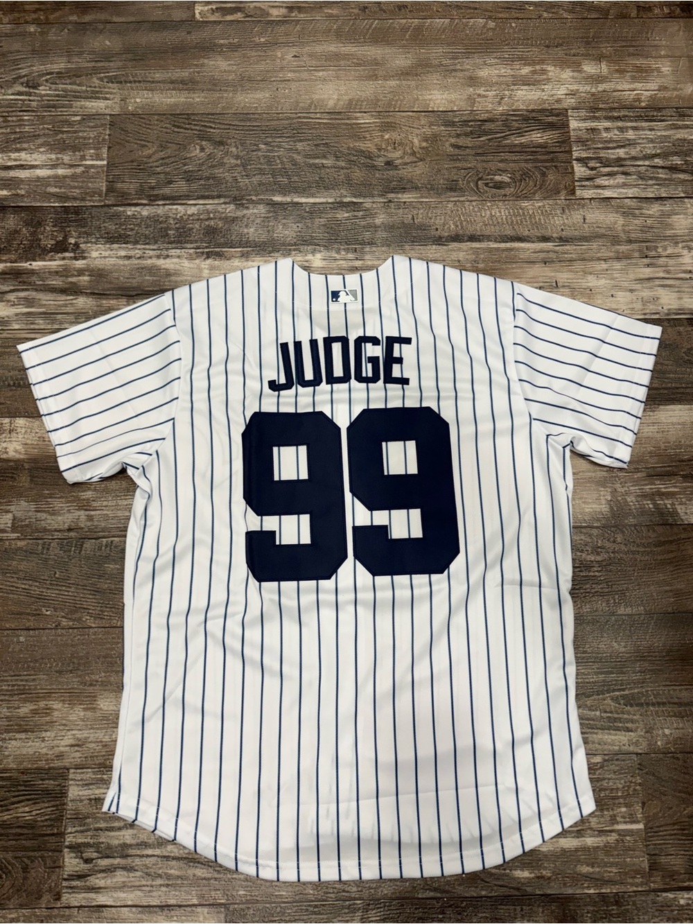 Aaron judge (sz below) classic white New York Yankees pinstripe baseball jersey - Picture 3 of 3